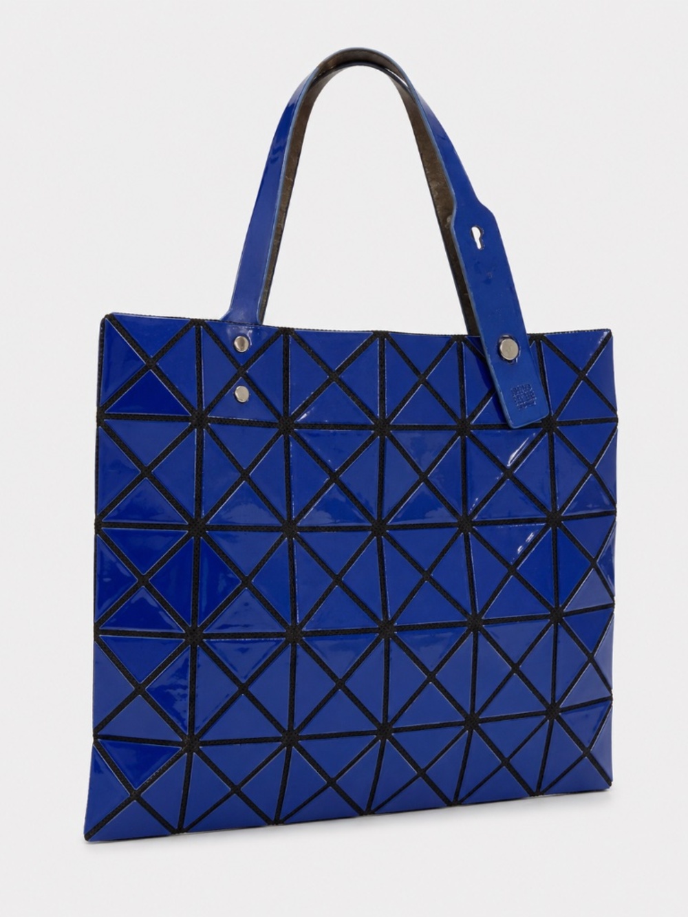 BAO BAO Issey Miyake Blue Geometric Prism Tote Bag 13x10
